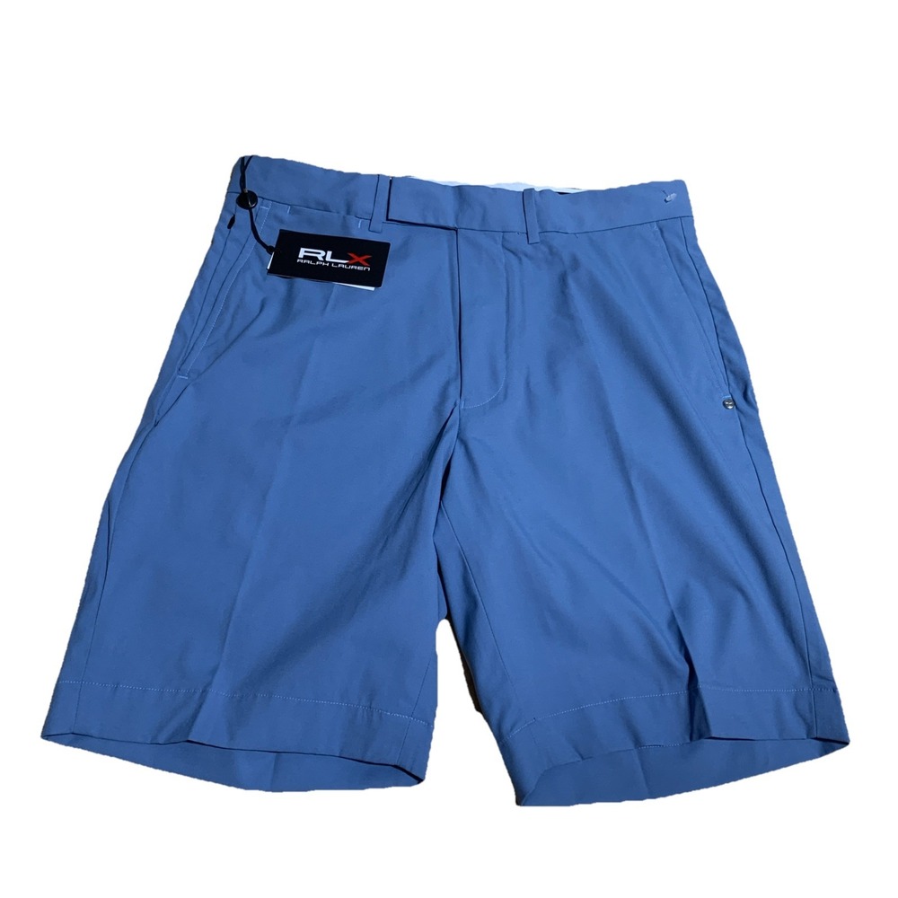 RLX Polo Ralph Lauren Men 30 Golf Shorts Classic Fit Blue Stretch Wicking $98